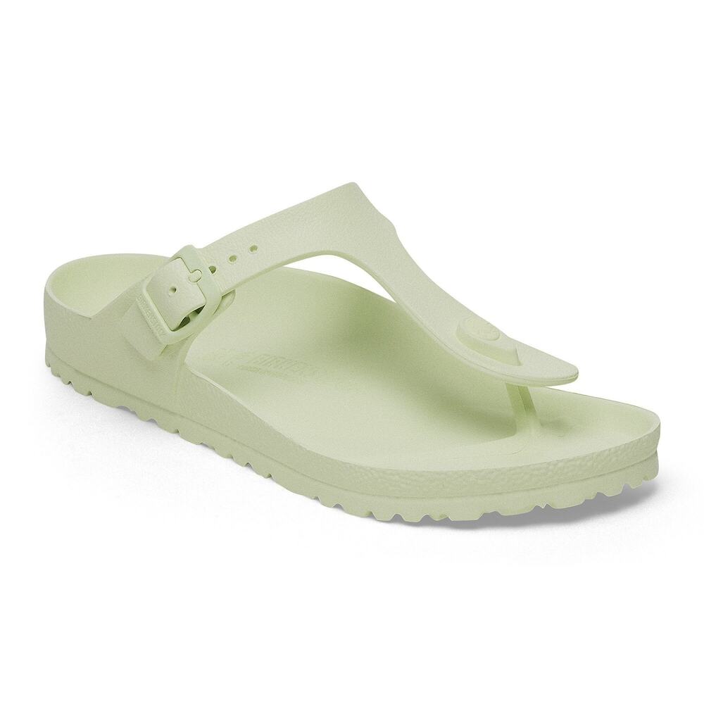 Birkenstock Faded Lime Green Gizeh EVA Thong Sandal Size 41 Pool Swim Summer